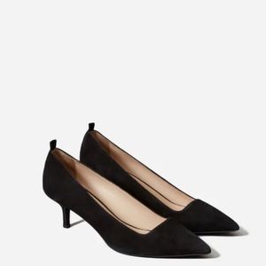 Everlane The Editor Suede Heels